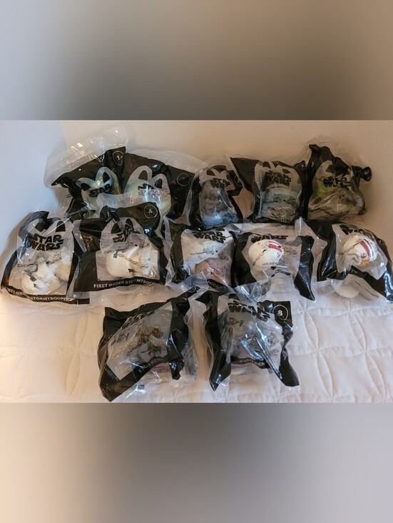 Star Wars Other - Lot Of 12 Star Wars Happy Meal McDonald's Toys 2021 Factory Sealed Lucas Films